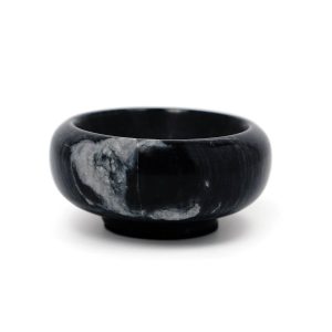 Herb Salt Bowls - Blk Marble